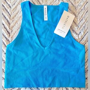 Athleta aurora crop rib tank